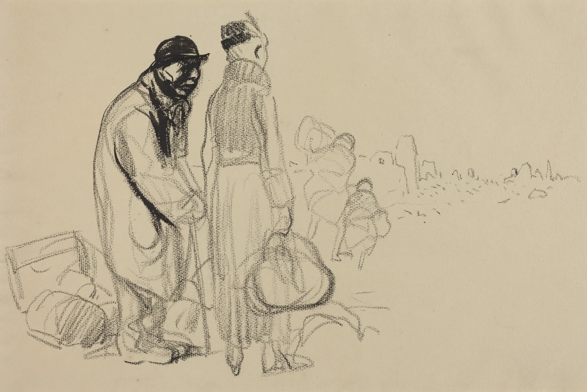 La retour (The Return), detail