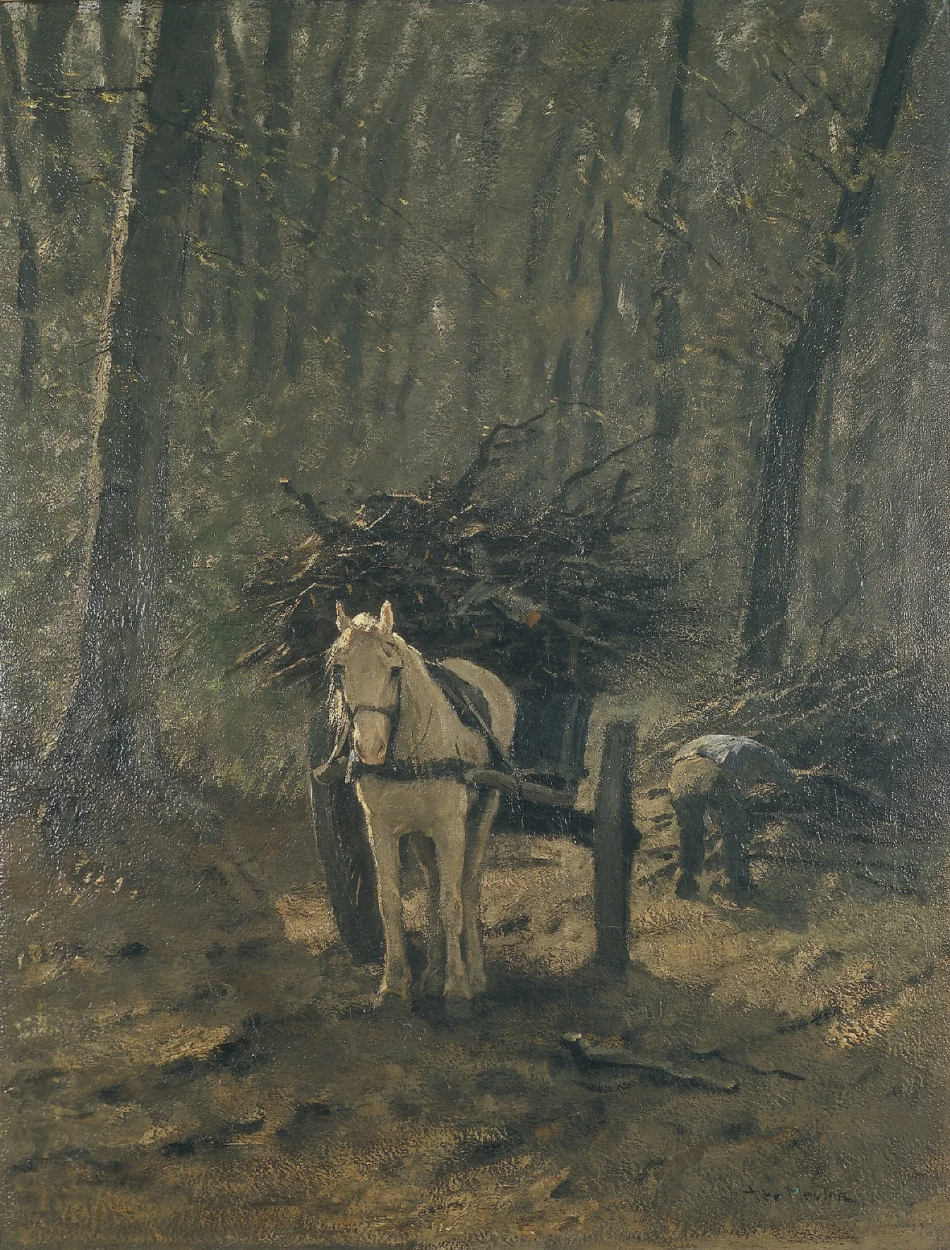 In het bos, detail