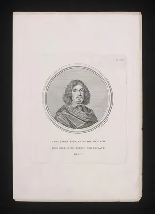 Henry Lawes, by Charles I the elder Grignion, 1750