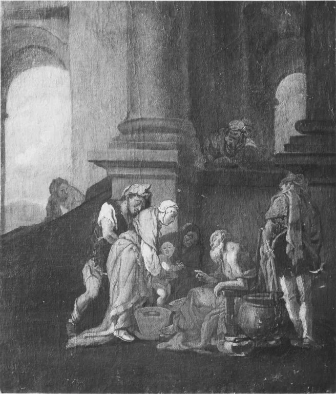 Der blinde Wahrsager, detail