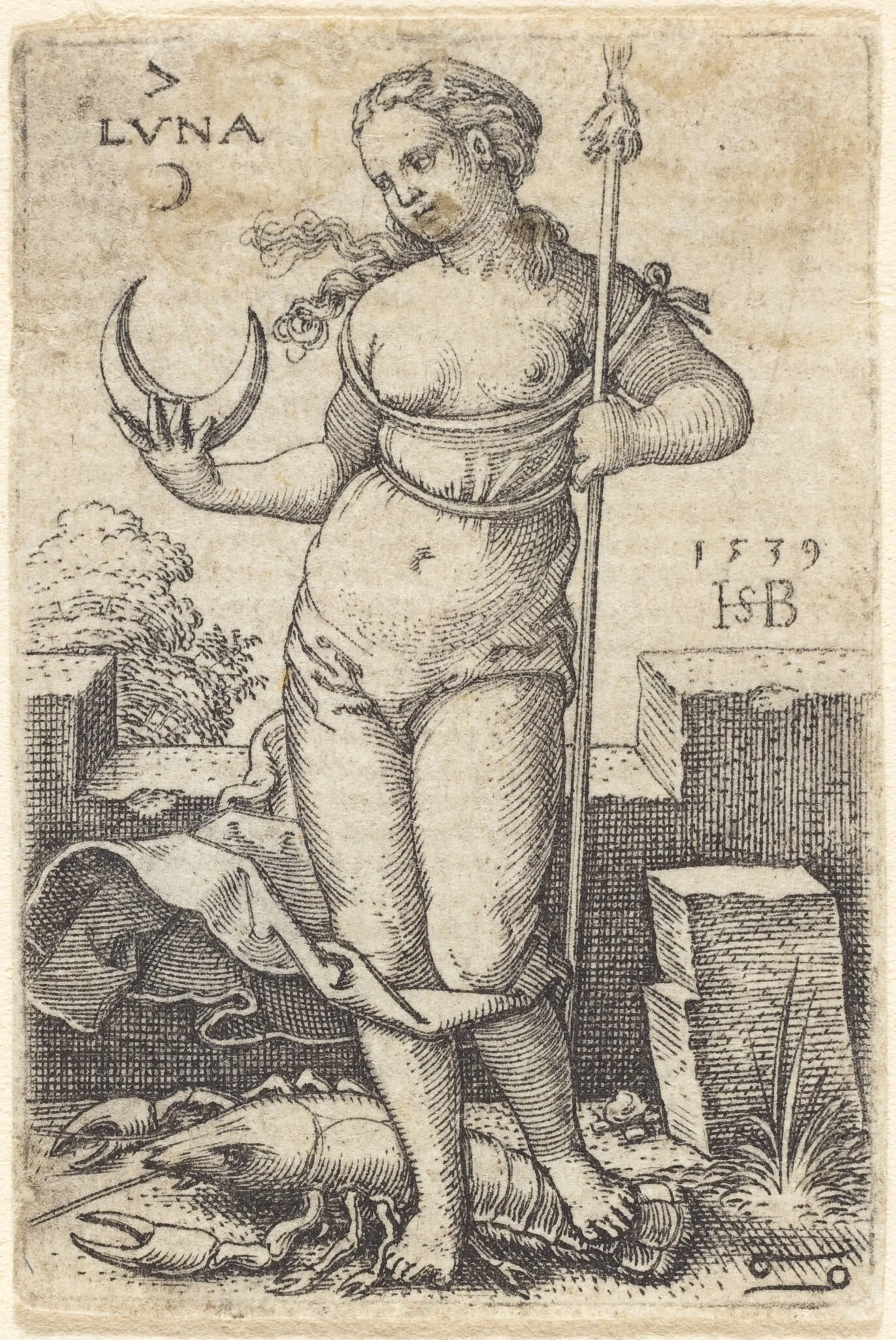 Moon, detail