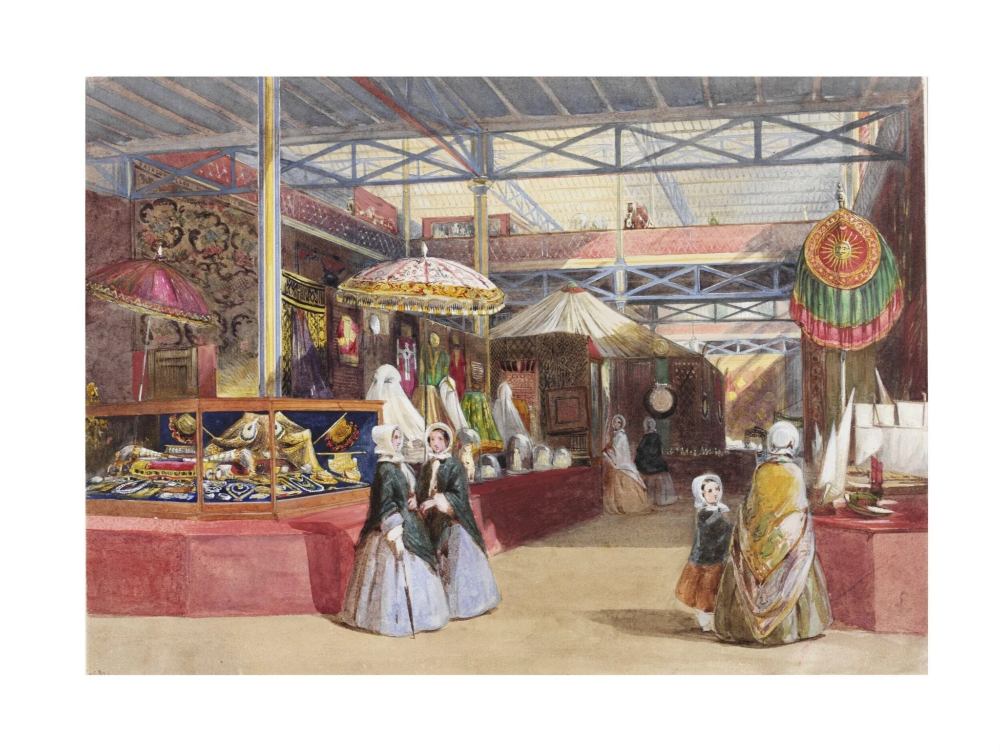 The Indian Court and Jewels, detail
