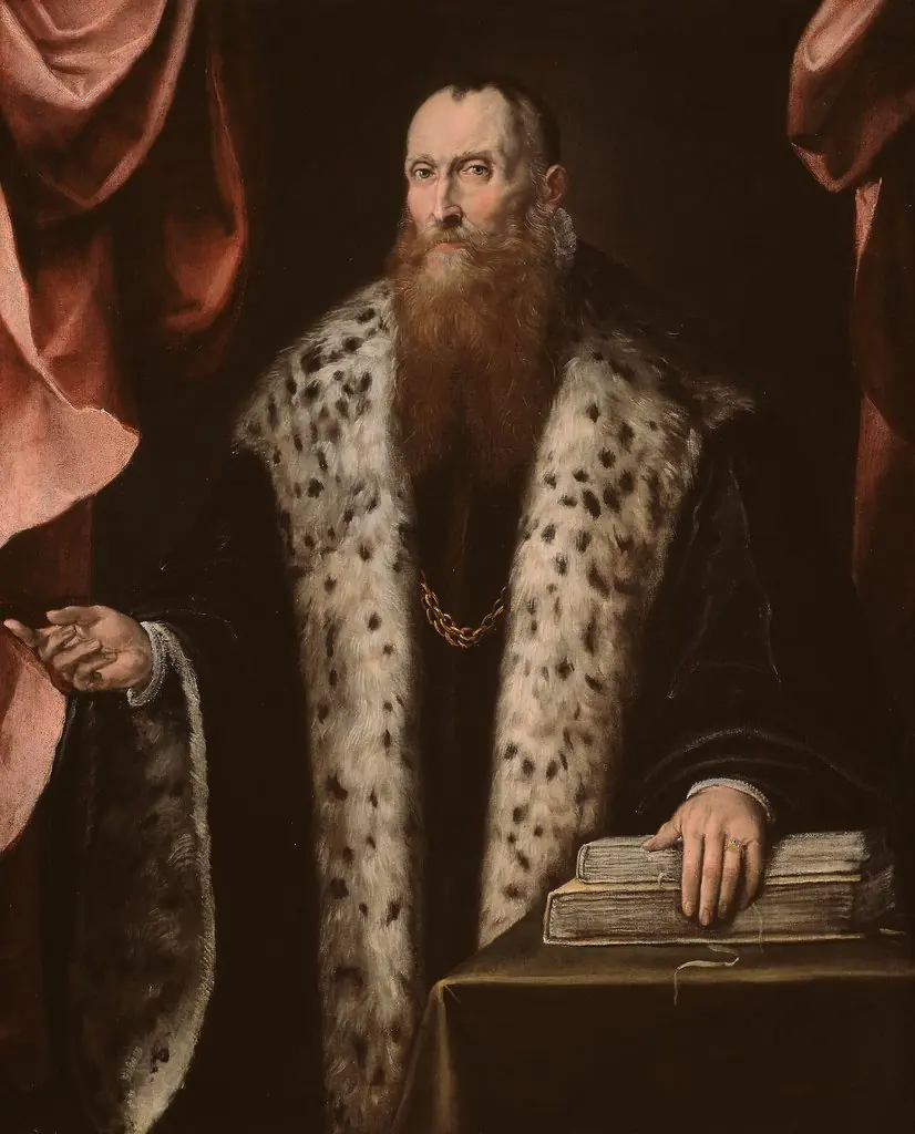 Portrait of a Gentleman, by Pietro Marescalchi, oil, 1545
