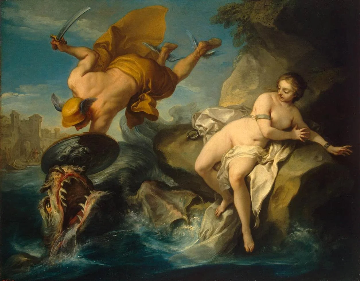 Perseus and Andromeda, detail