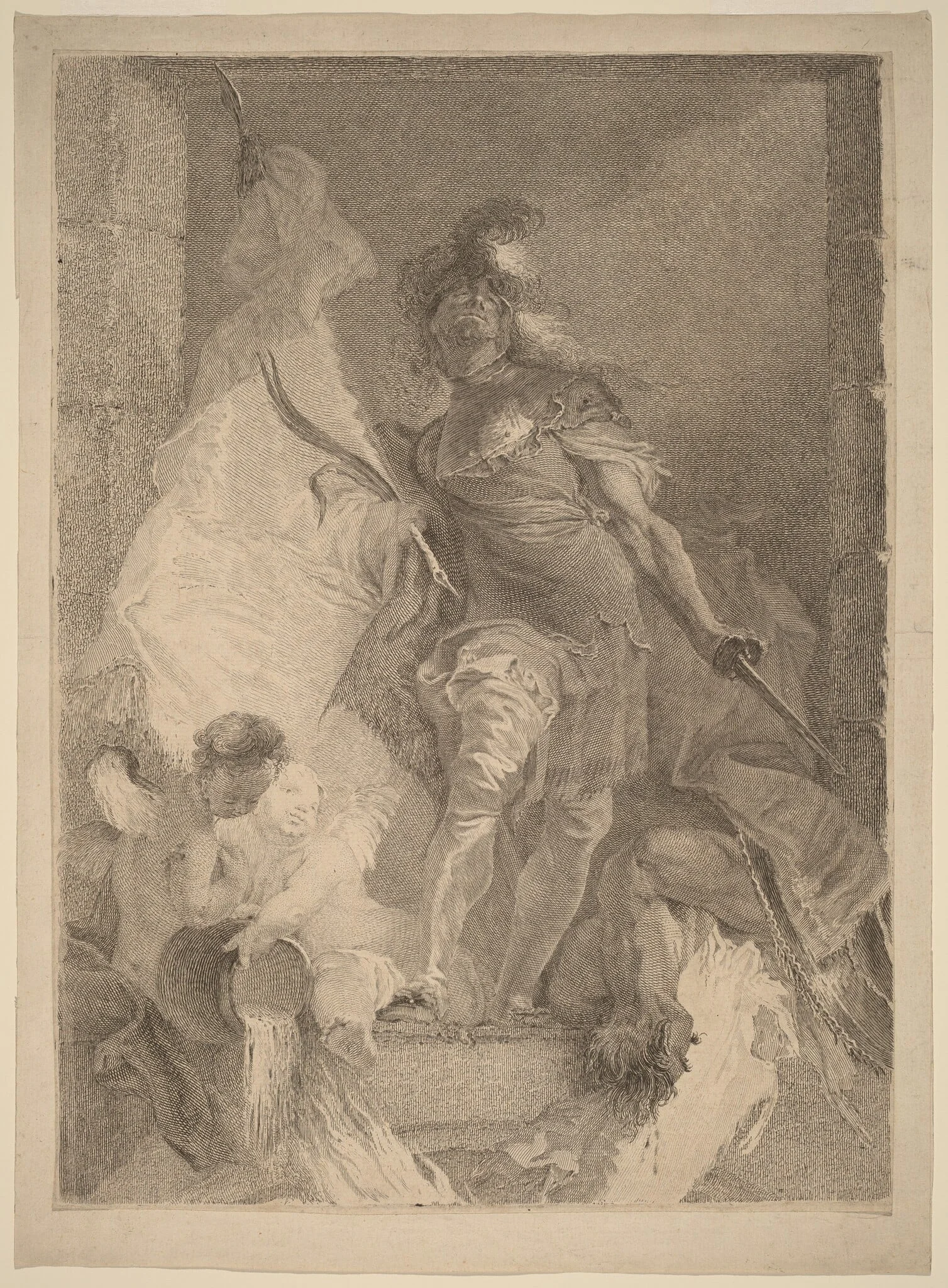 Saint Florian, detail