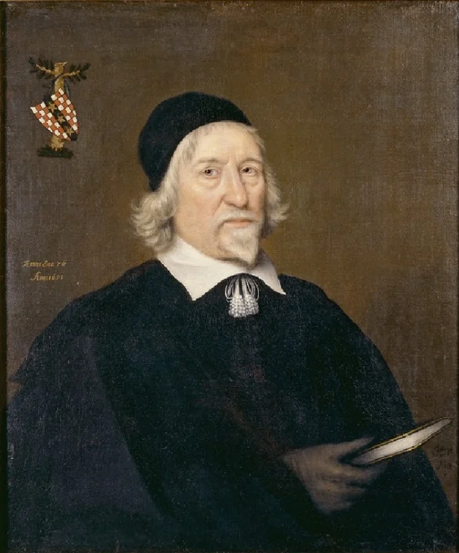 Portrait of Nicholas Fiske, detail