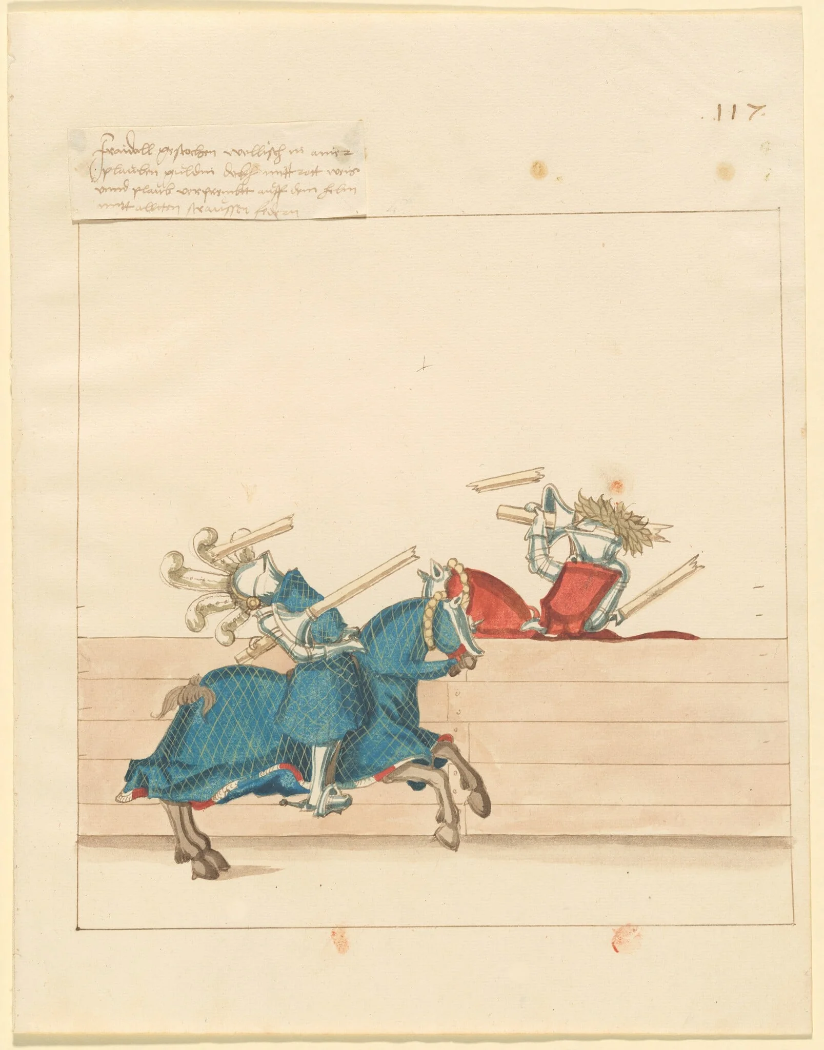 Italian Joust of Peace, detail