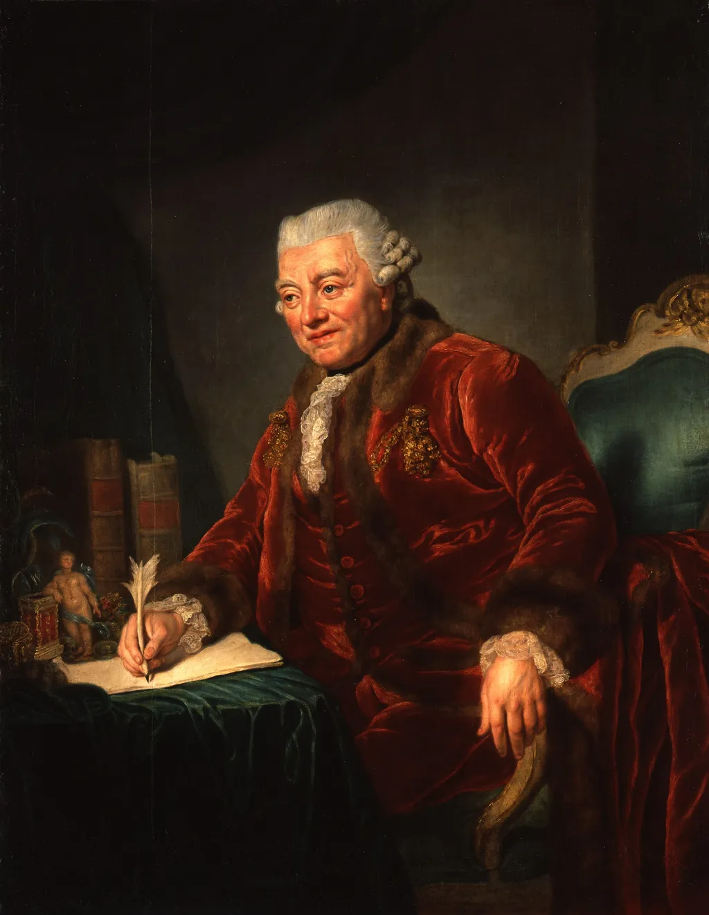Christian Andreas Cothenius, by Anna Dorothea Therbusch, oil