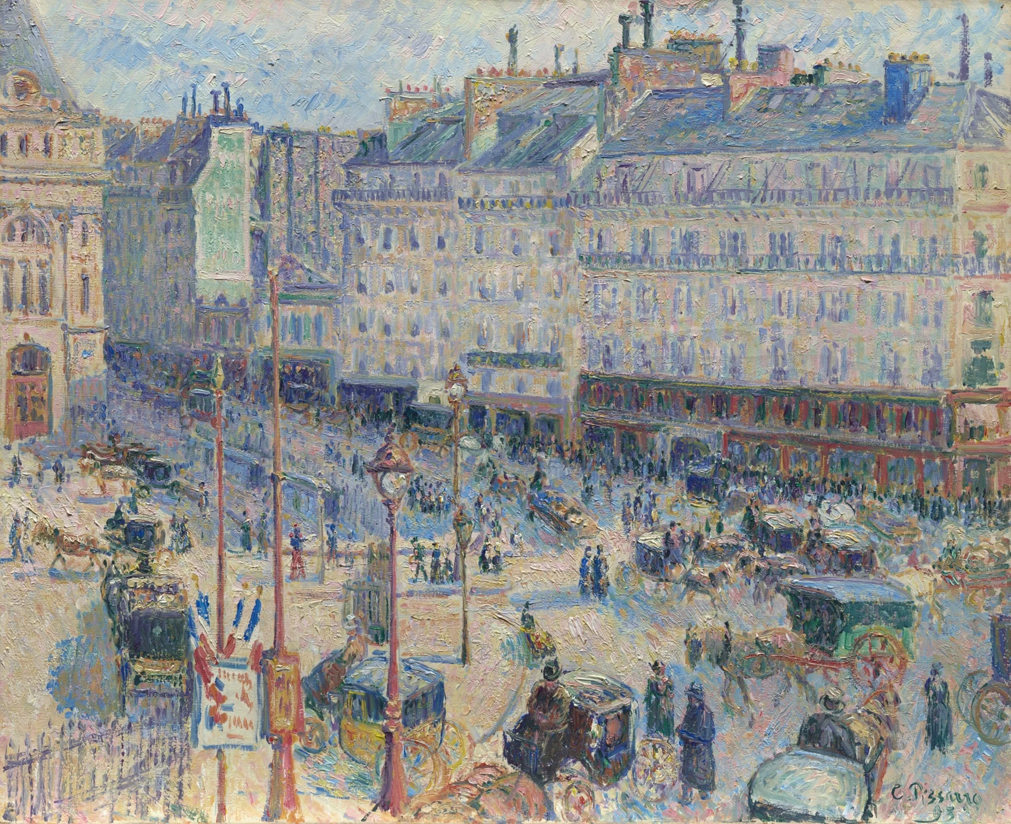The Place du Havre, Paris, detail