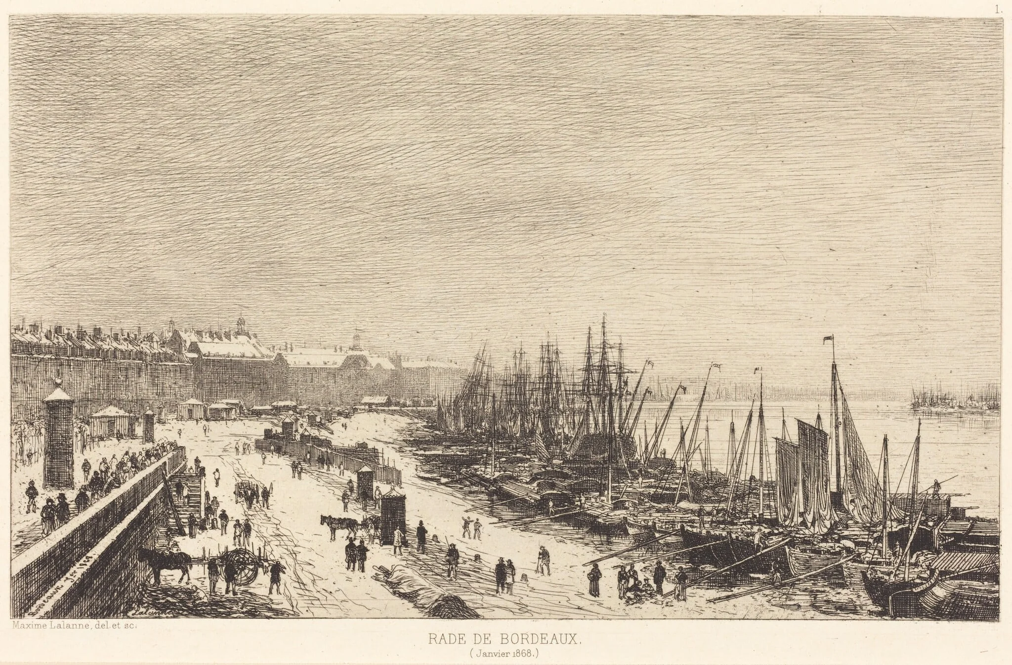 Rade de Bordeaux, detail