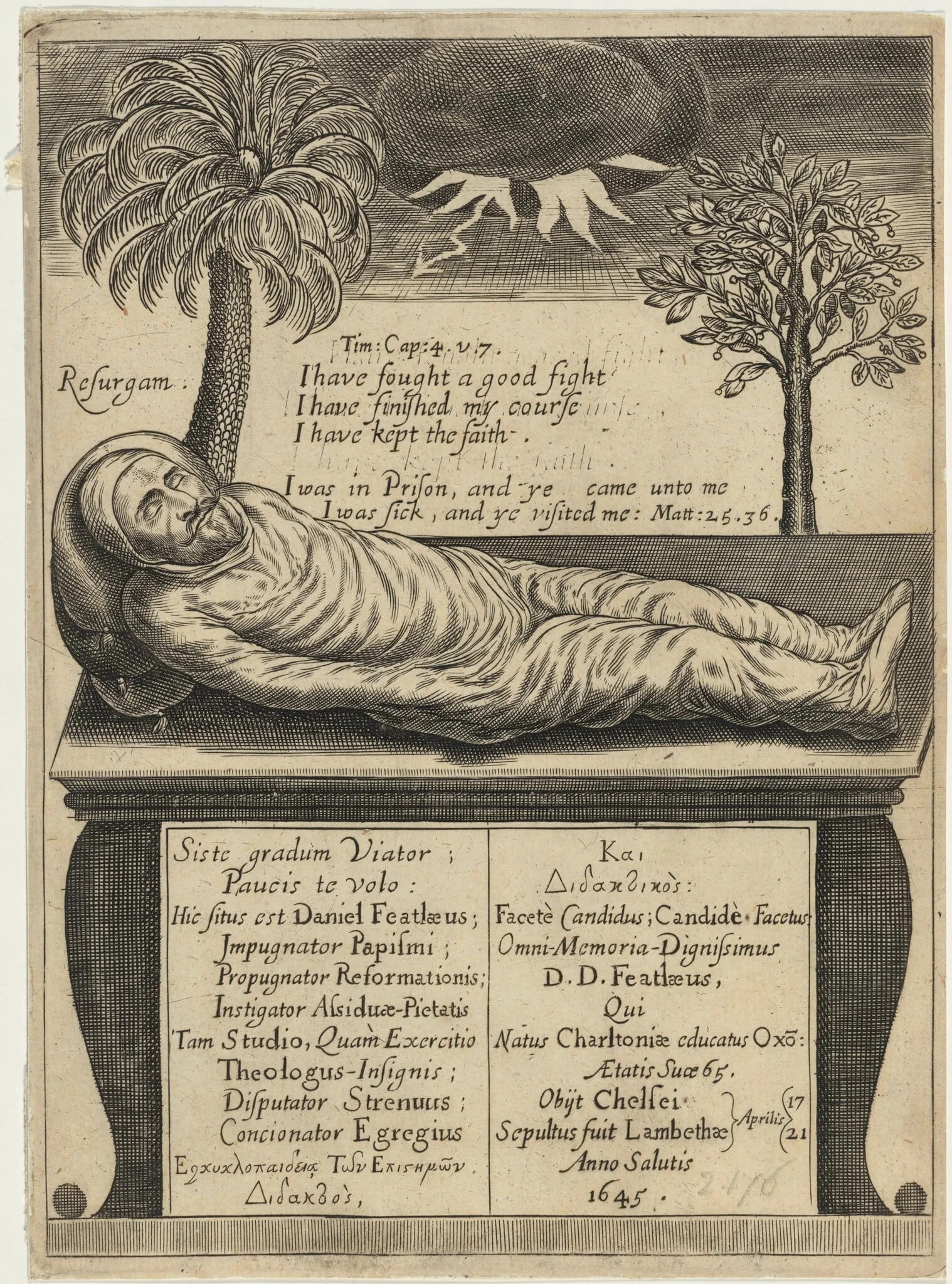 Daniel Featley, detail