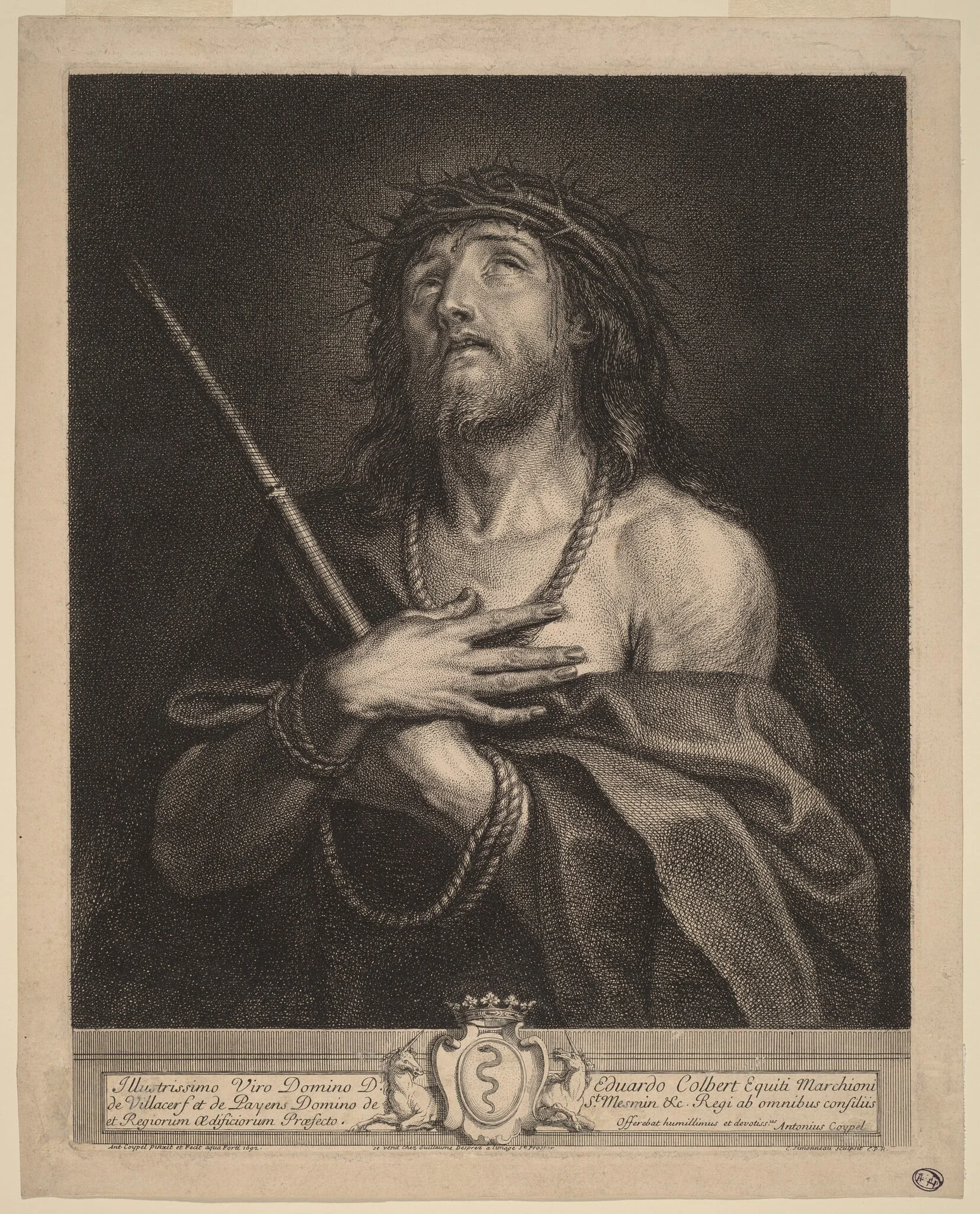 Christ as Man of Sorrows, detail