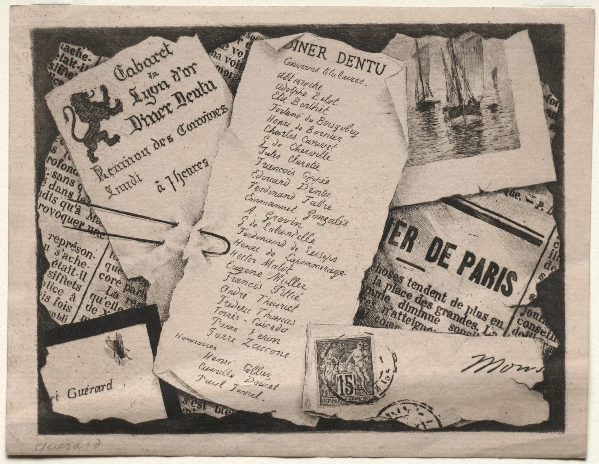 Dinner Invitation, detail