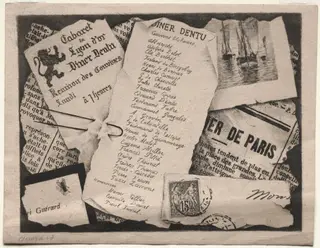 Dinner Invitation, by Henri-Charles Guérard, 1882