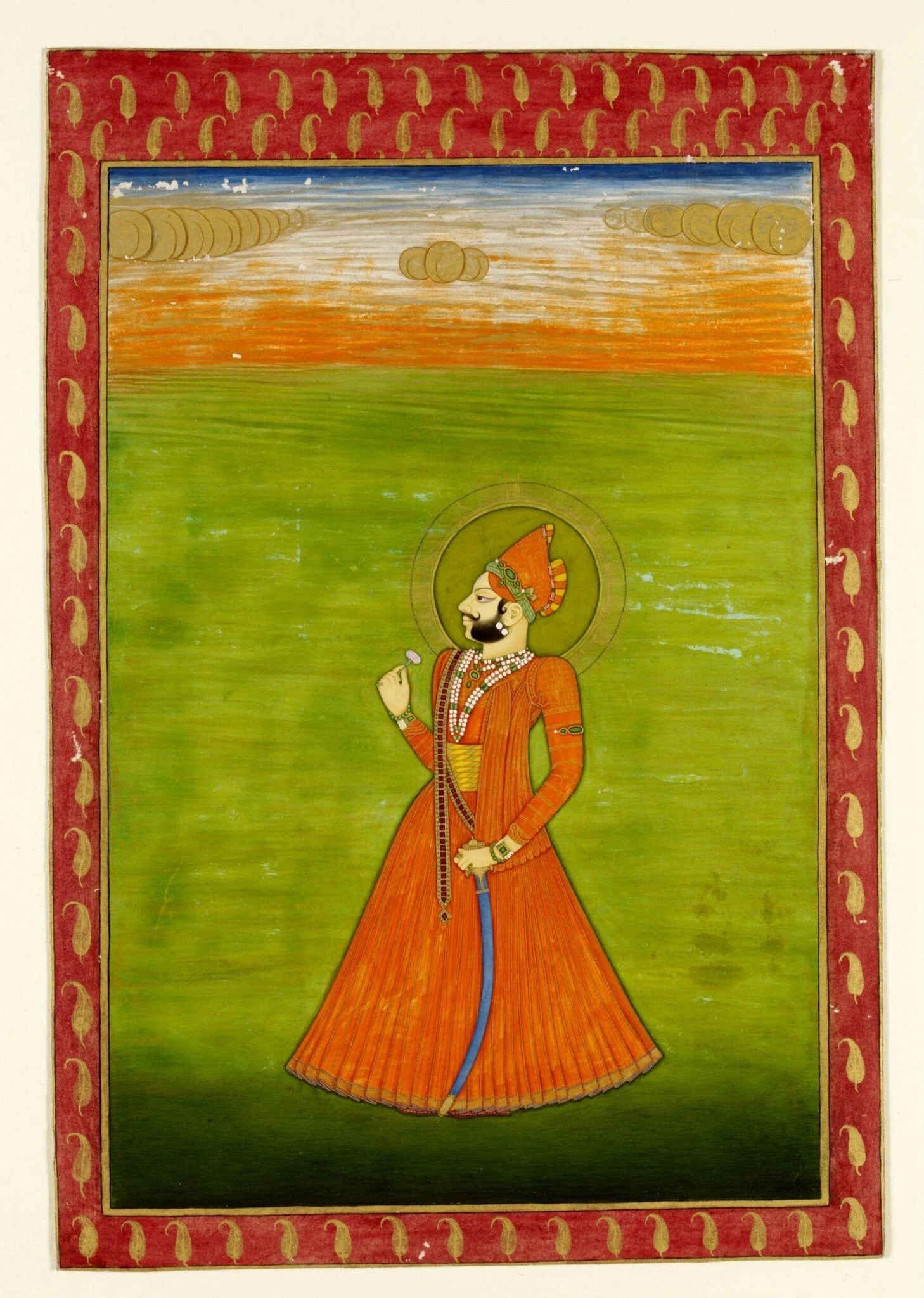 Maharaja Man Singh, detail