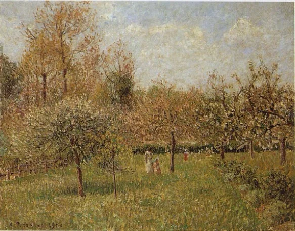 Spring at Éragny, detail