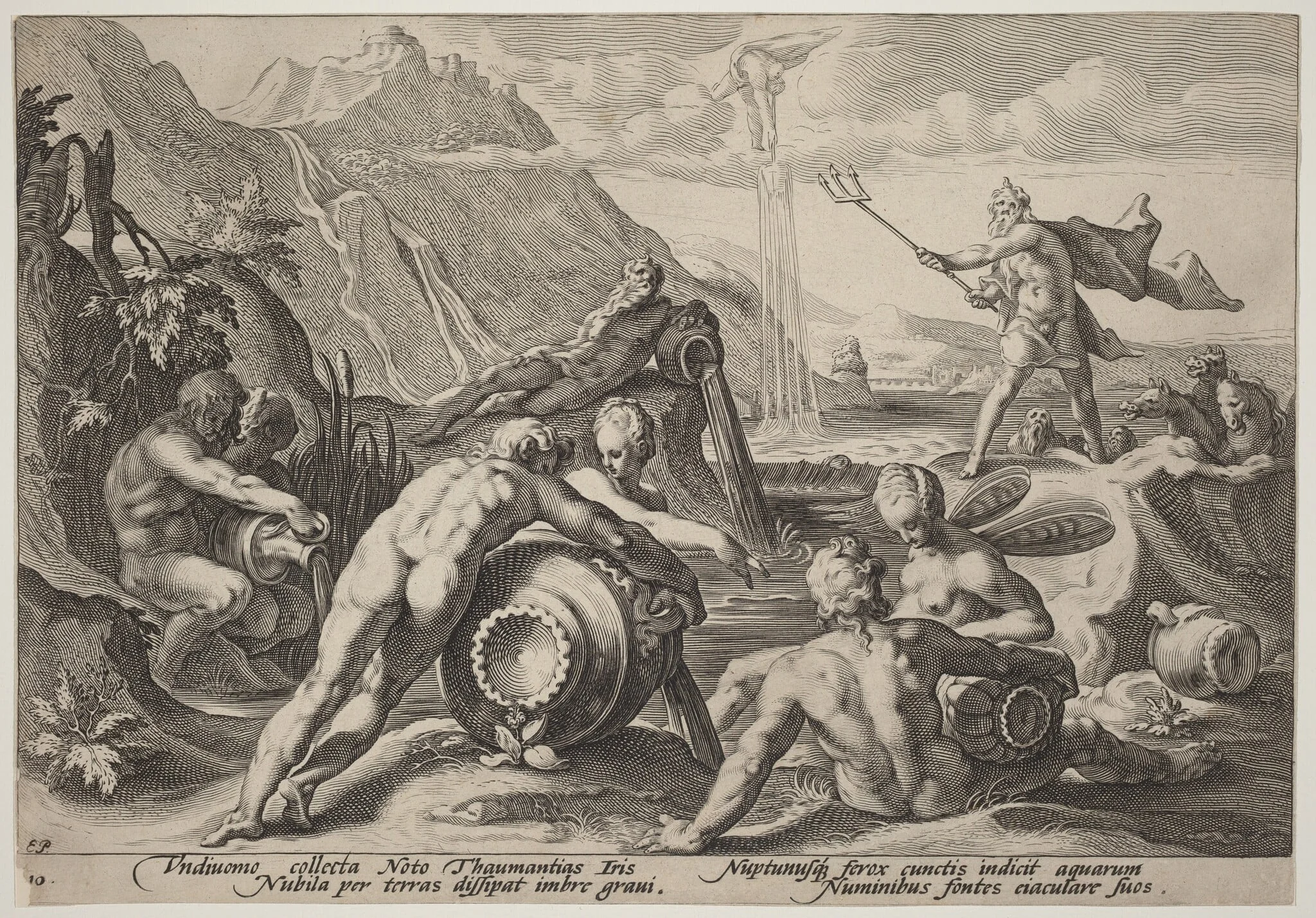 Neptune Plotting the Destruction of Man, detail