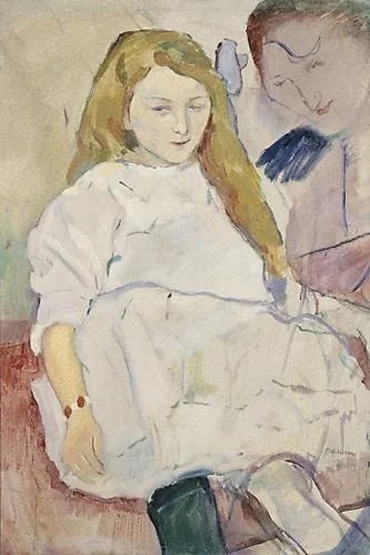 Mother and child, detail