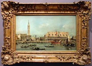 View of the pier with the Ducal Palace, by Francesco Guardi, unspecified, 1790