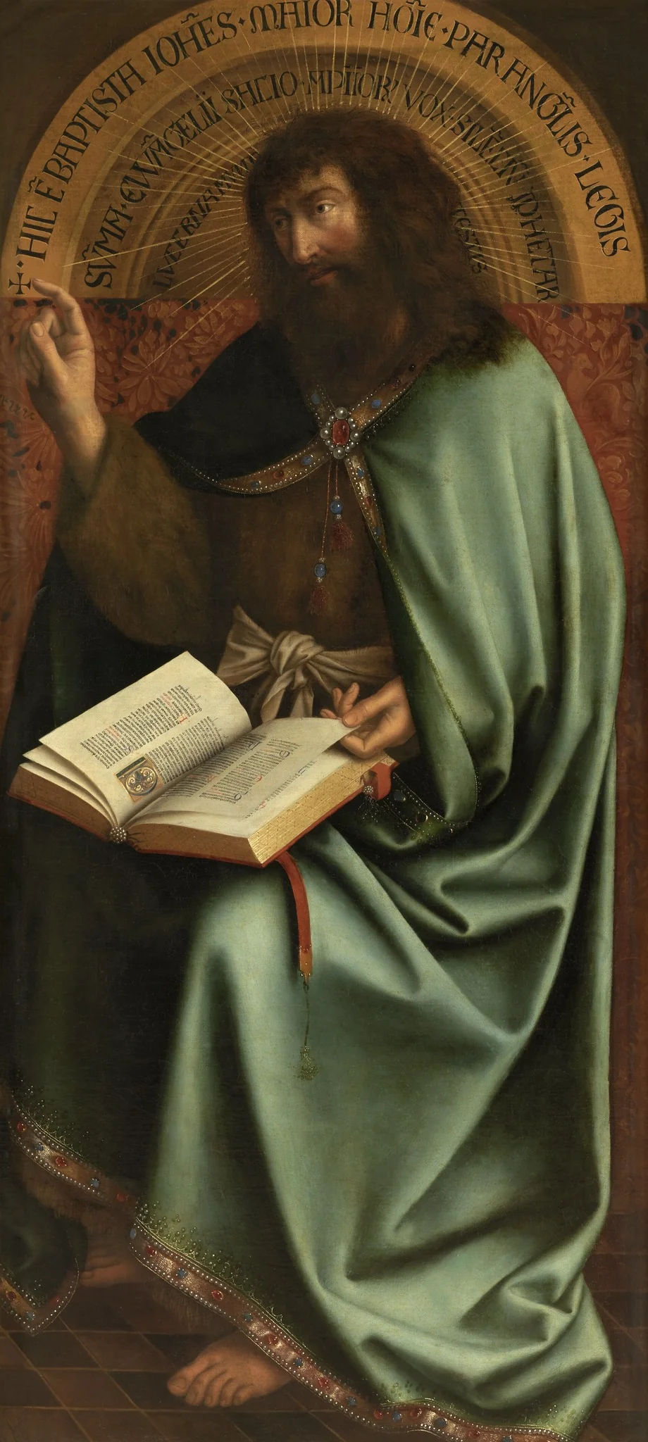 Saint John the Baptist, detail
