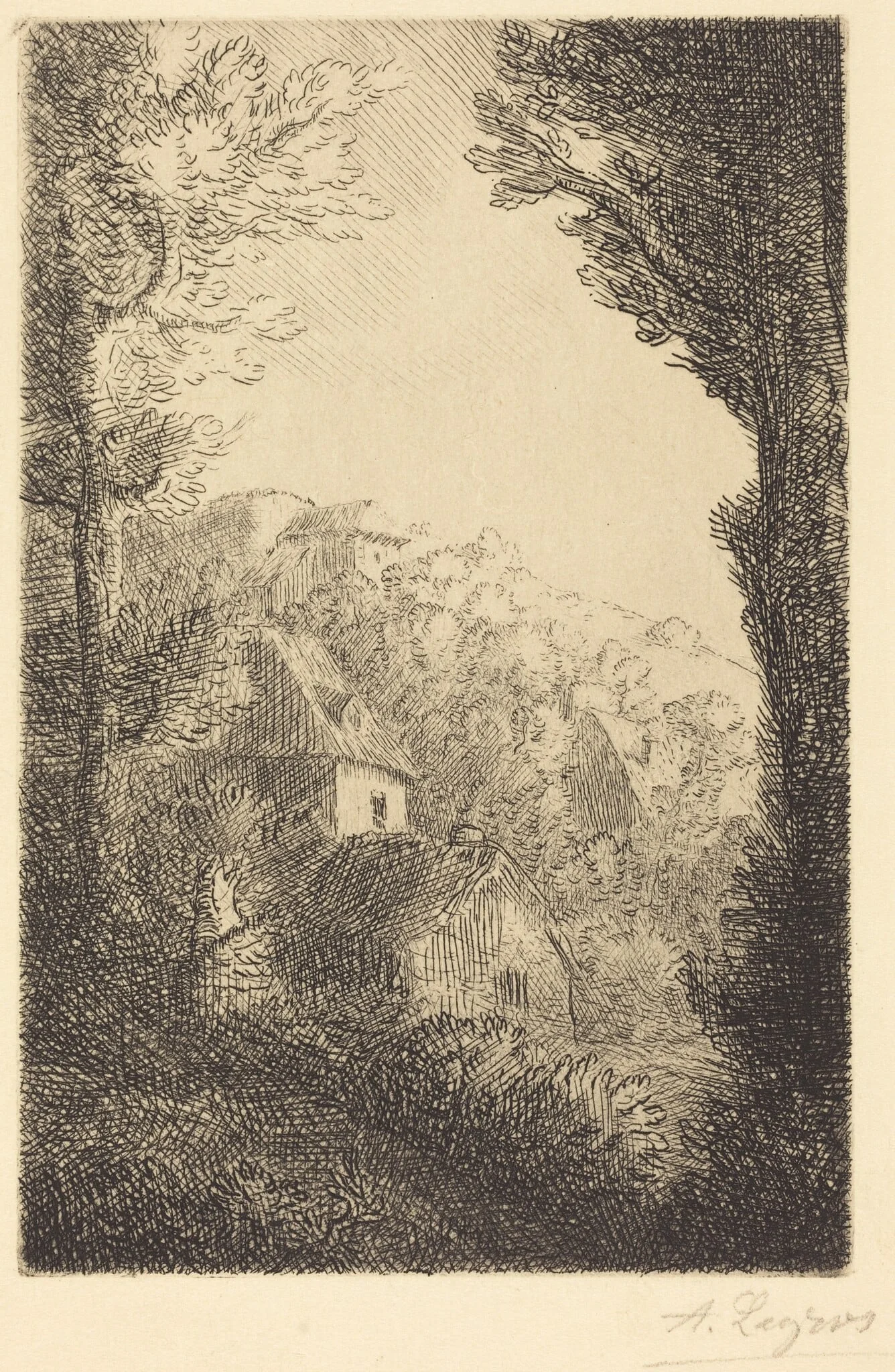 Old Chateau (Un vieux chateau), detail