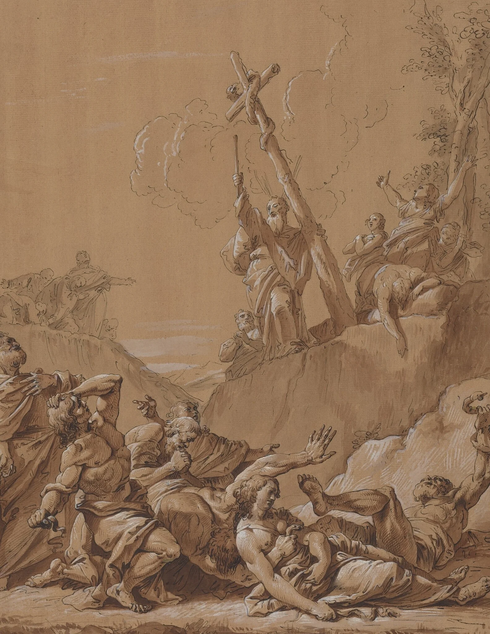 Moses and the Brazen Serpent, detail
