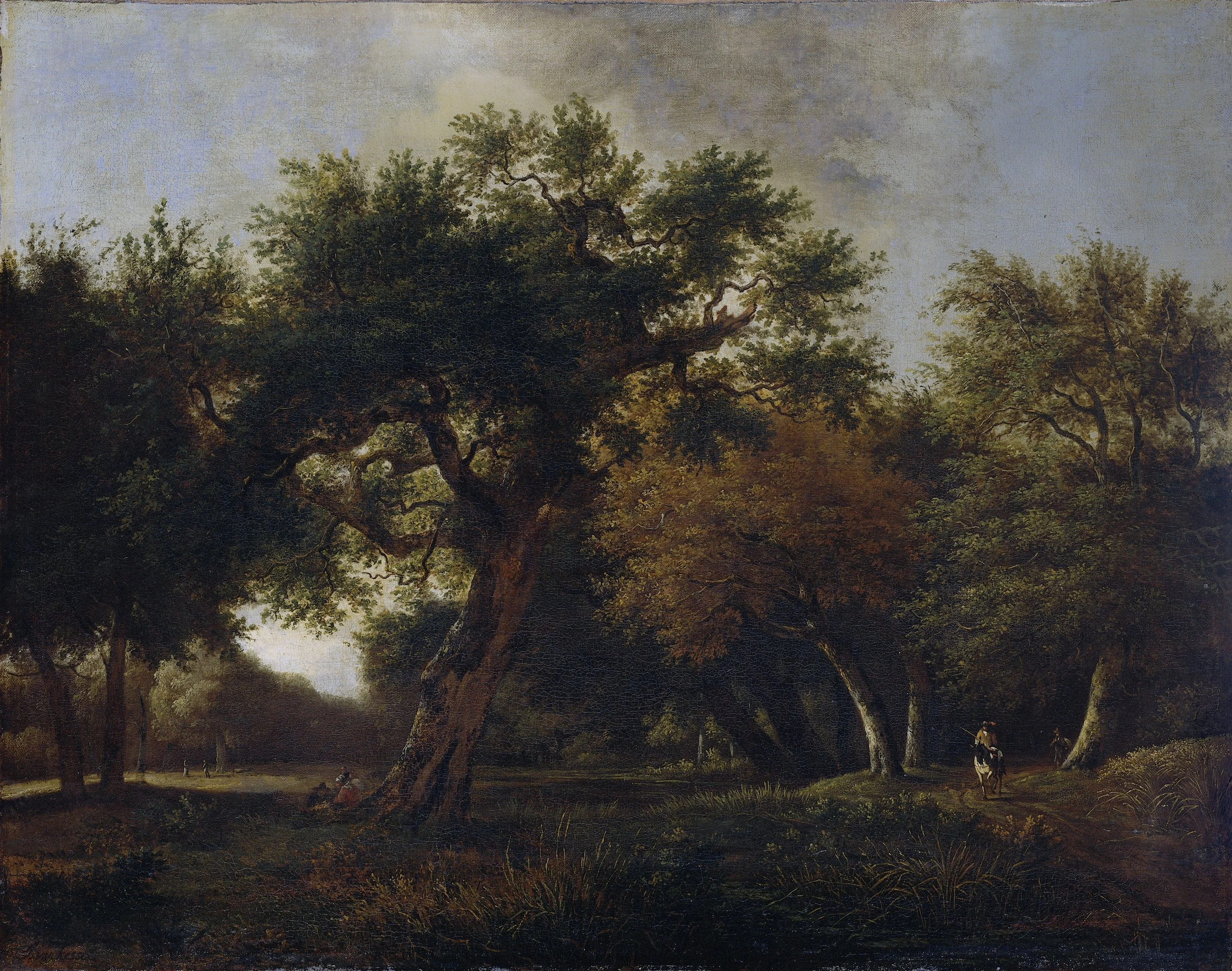 View of a Forest, detail