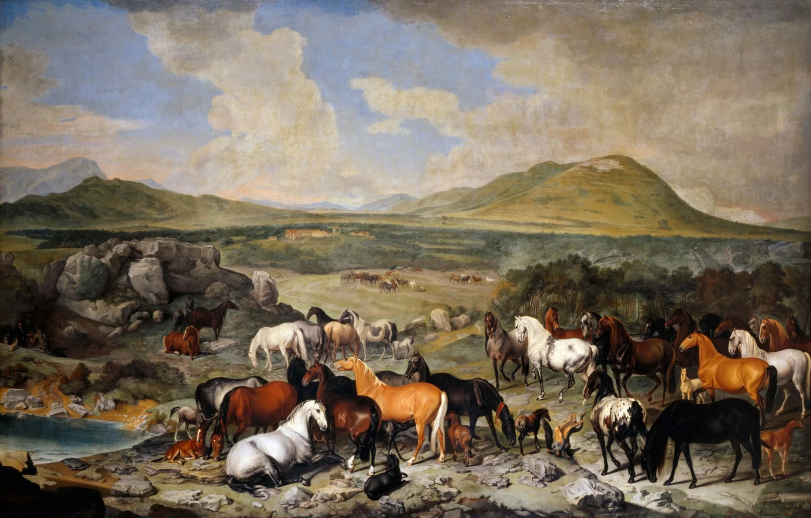 Kaiserliches Gestüt zu Lipizza am Karst, detail