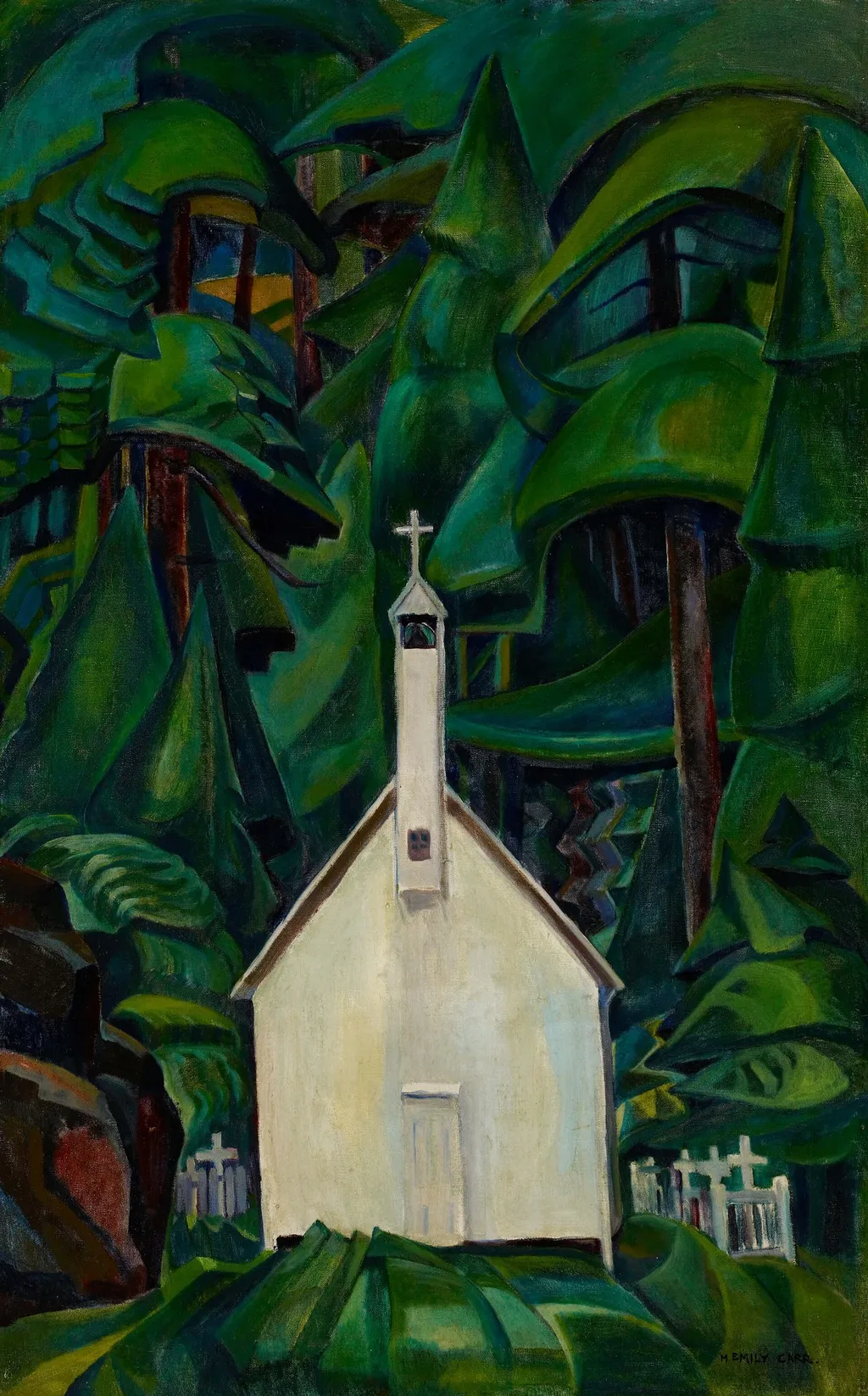 The Indian Church, by Emily Carr, oil, 1929