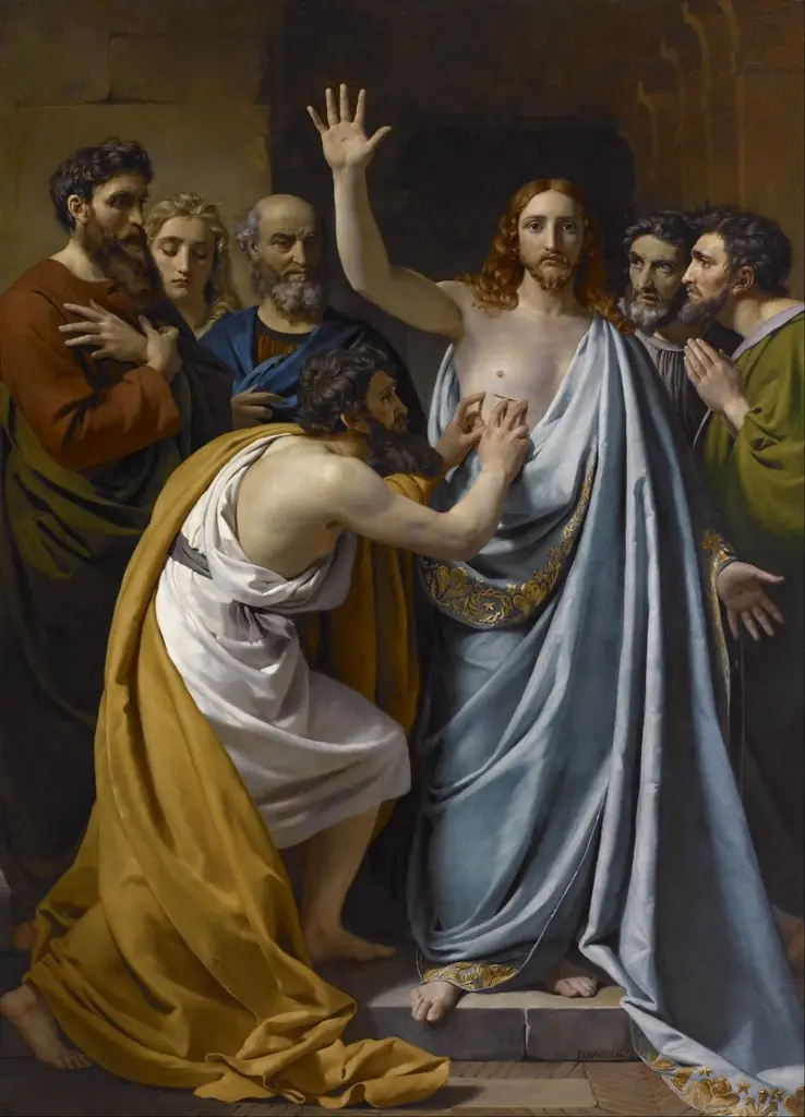 The Incredulity of Saint Thomas, by François-Joseph Navez, oil, 1823