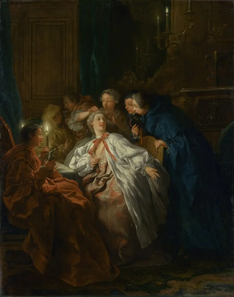 Before the Ball, by Jean-François de Troy, oil, 1735