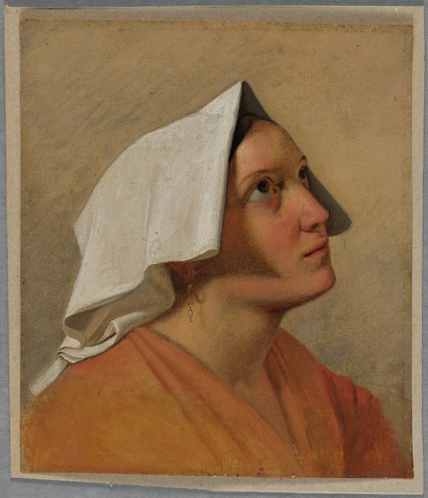 Italian Woman. Study, detail