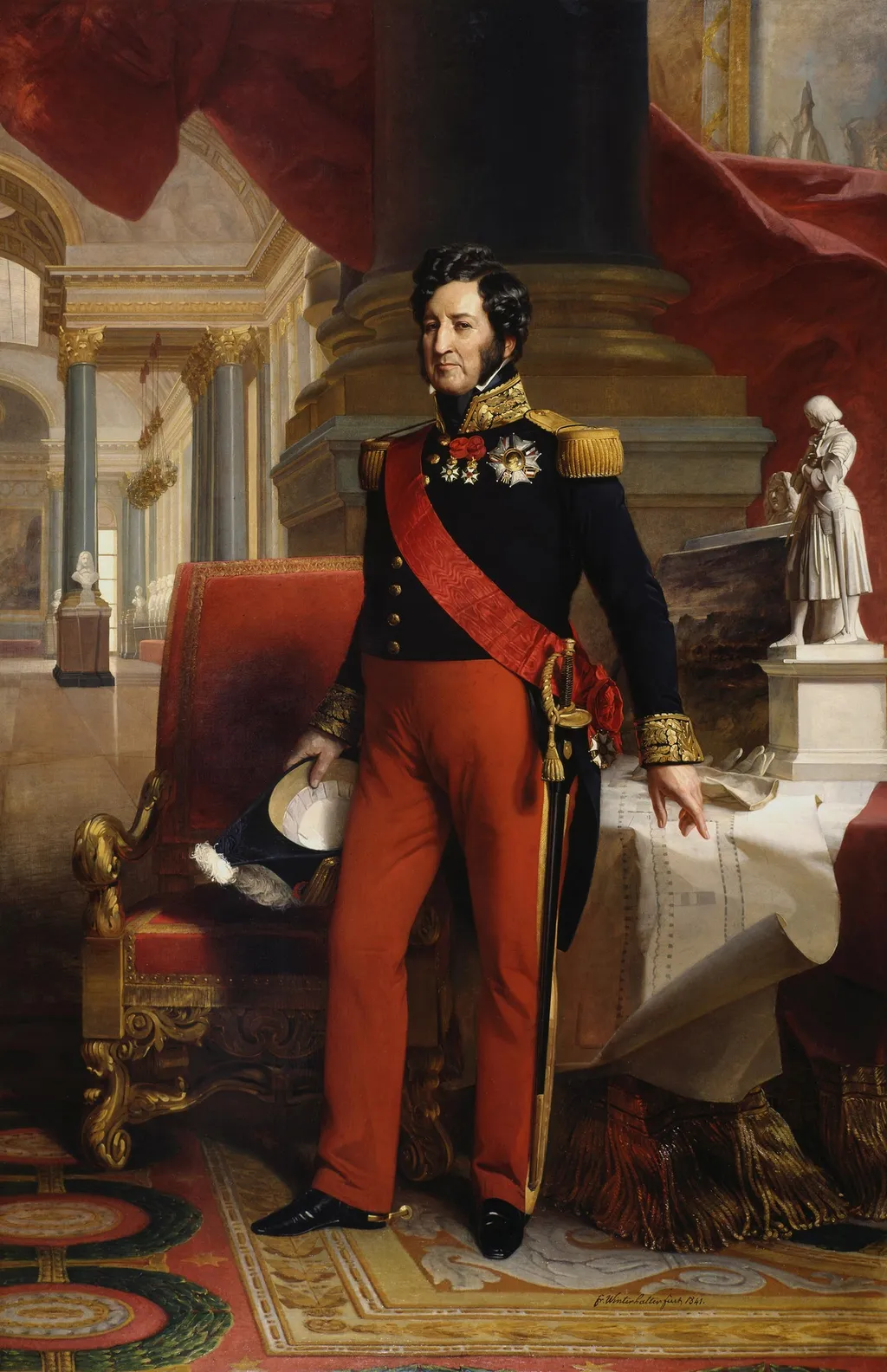 Louis-Philippe I, King of the French (1773–1850), by Franz Xaver Winterhalter, oil, 1841