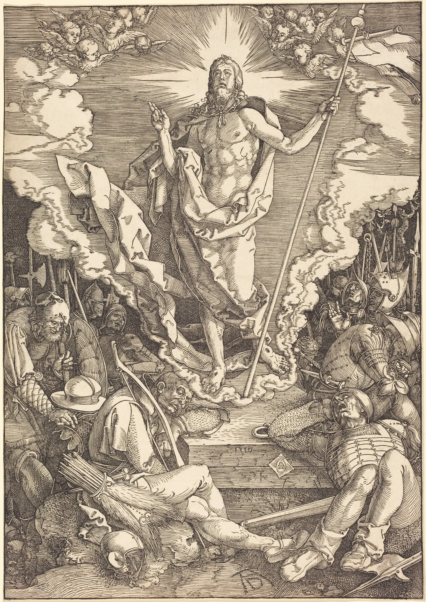 The Resurrection, detail