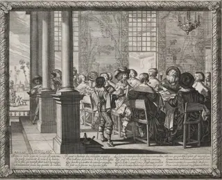 The Prodigal Son:  The Feast in Honor of the Prodigal's Return, by Abraham Bosse, 1635
