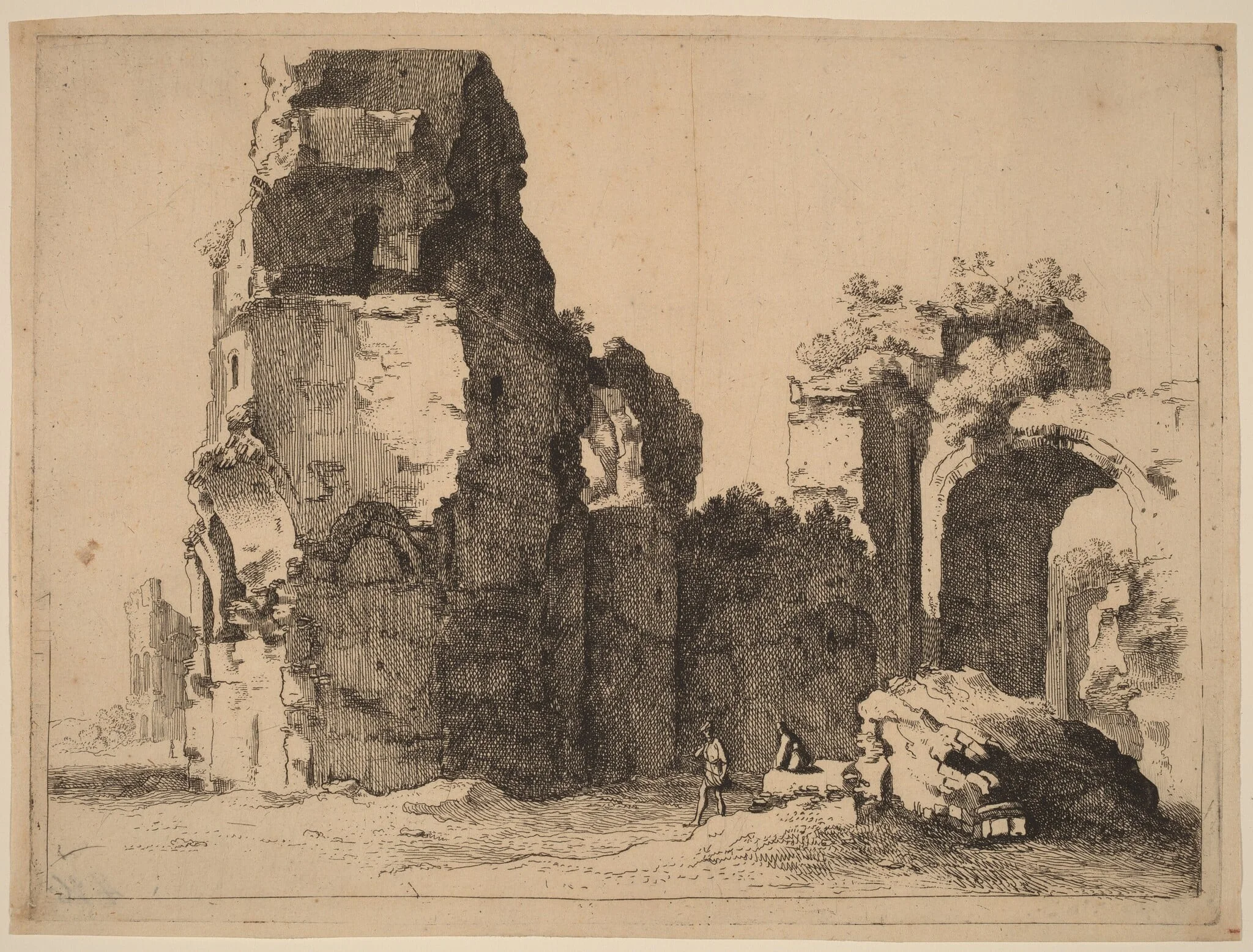 Ruins, detail