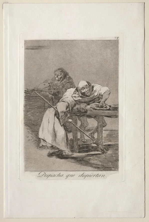 Be Quick, They are Waking Up, Plate 78, detail
