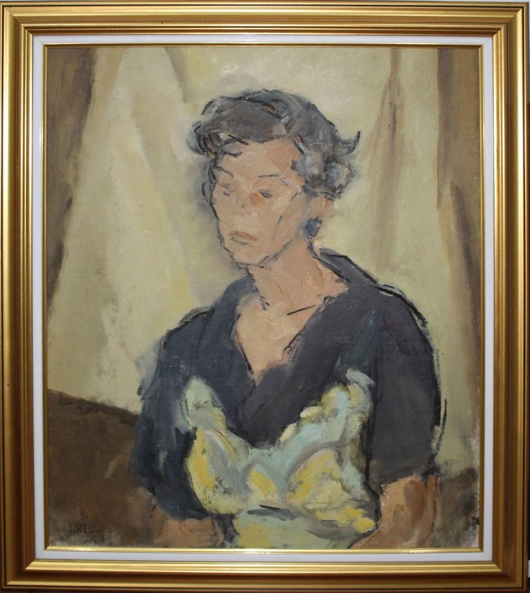 Portret de femeie, detail
