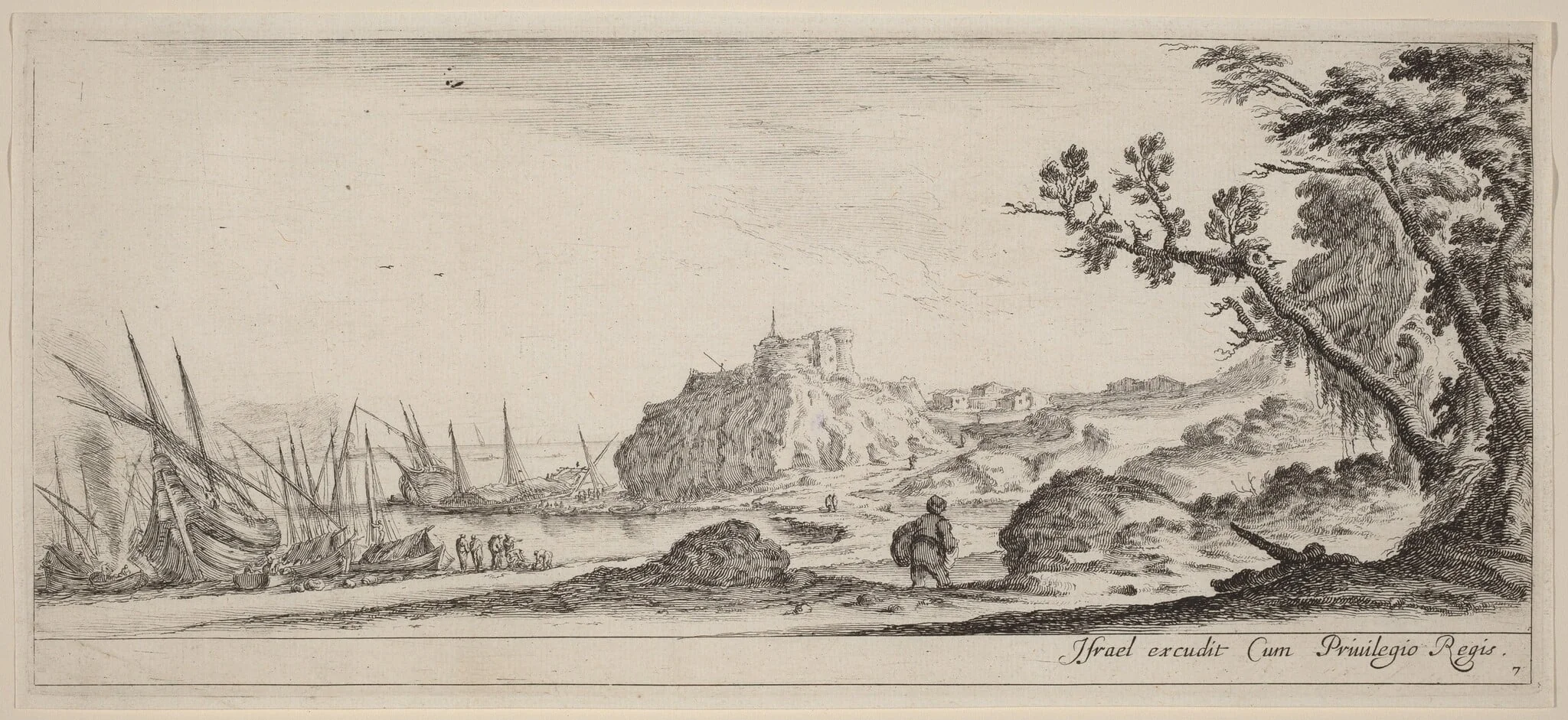 Boats on the Seashore, detail