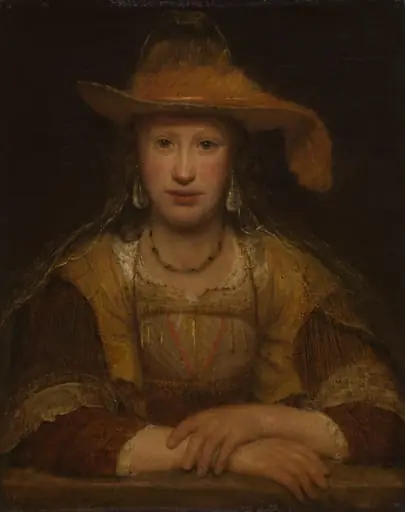 Portrait of a Young Woman, by Arent de Gelder, oil, 1690