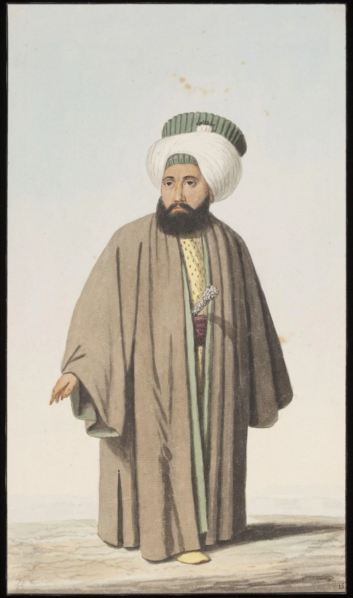 Defterdar, or Minister of Finance, detail