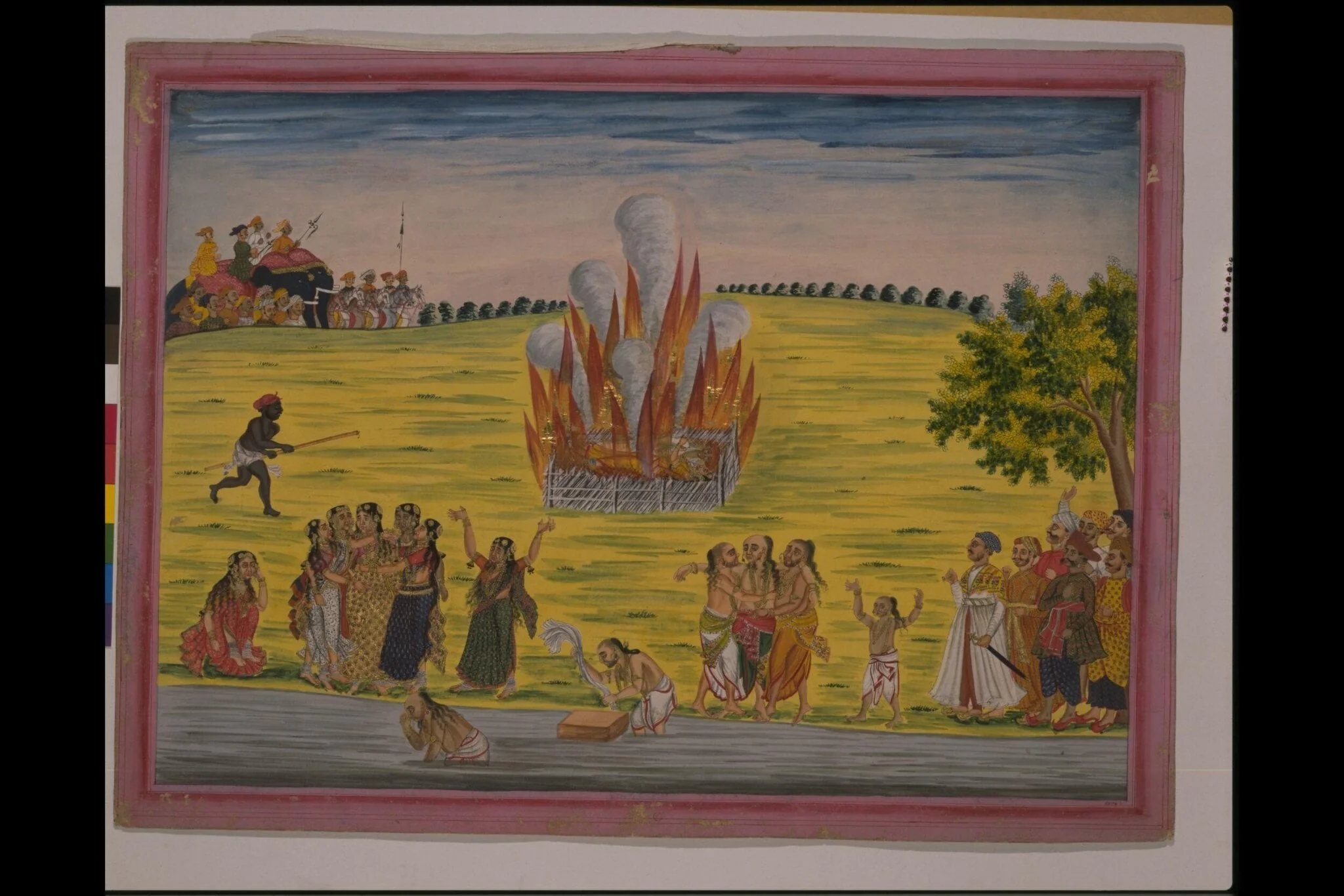 Sati ceremony, detail