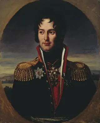 Portrait of General Piotr Chicherin, by Robert Lefèvre, oil, 1814