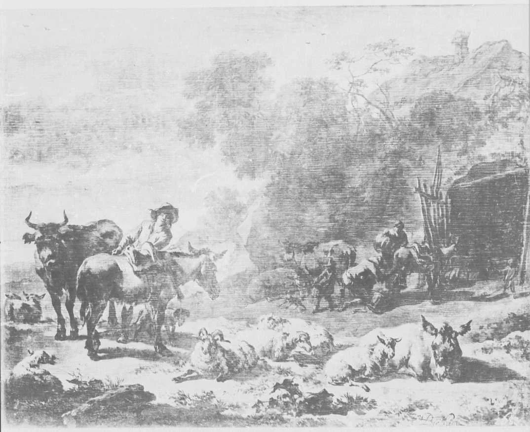 Herders and Herd, detail