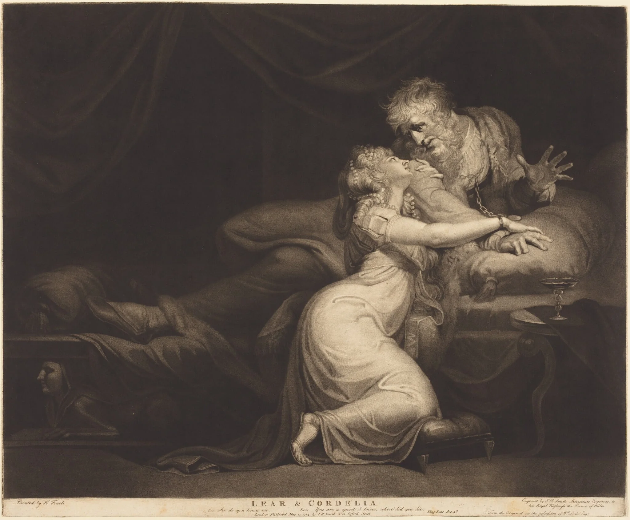 Lear and Cordelia, detail