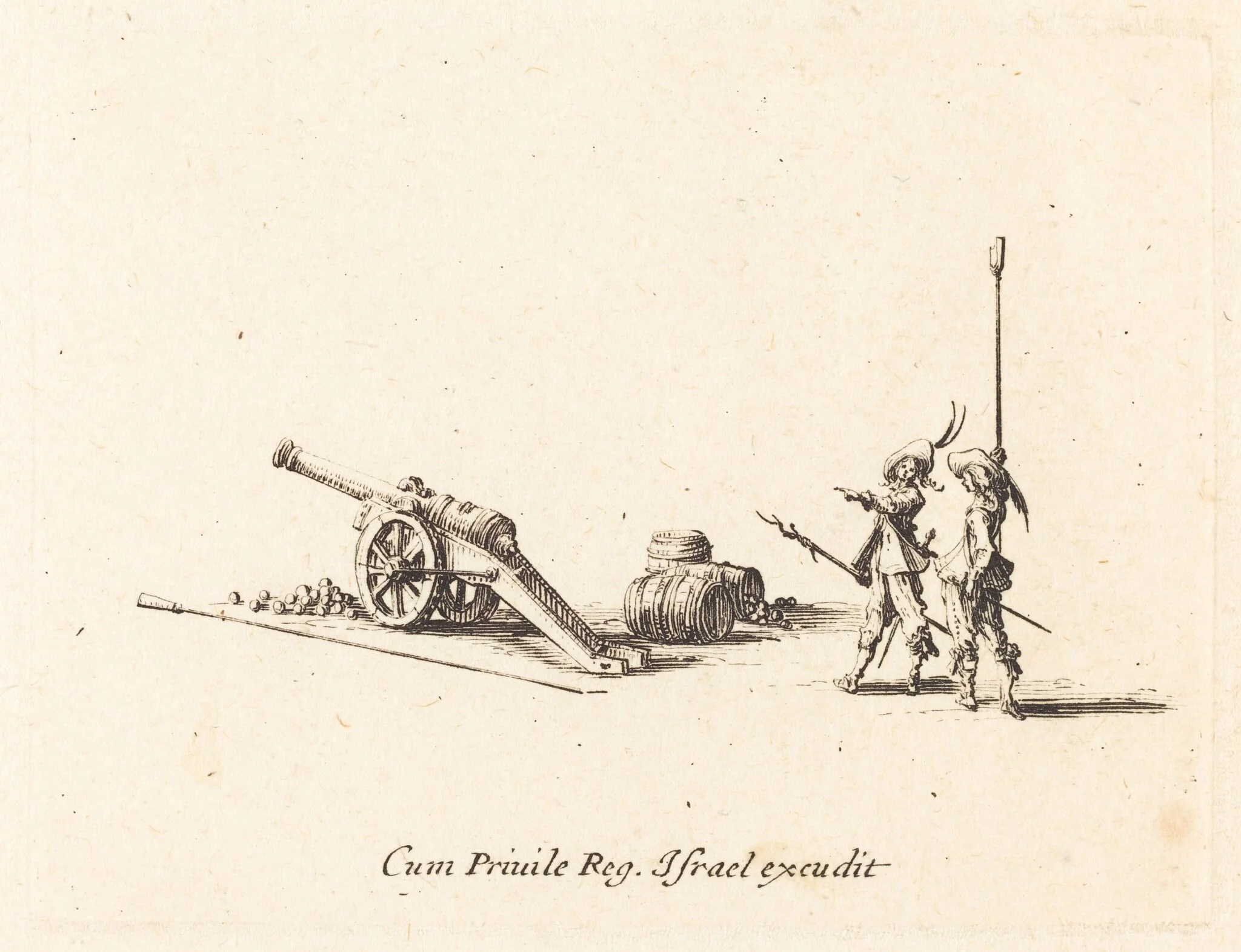Preparing to Fire the Cannon, detail