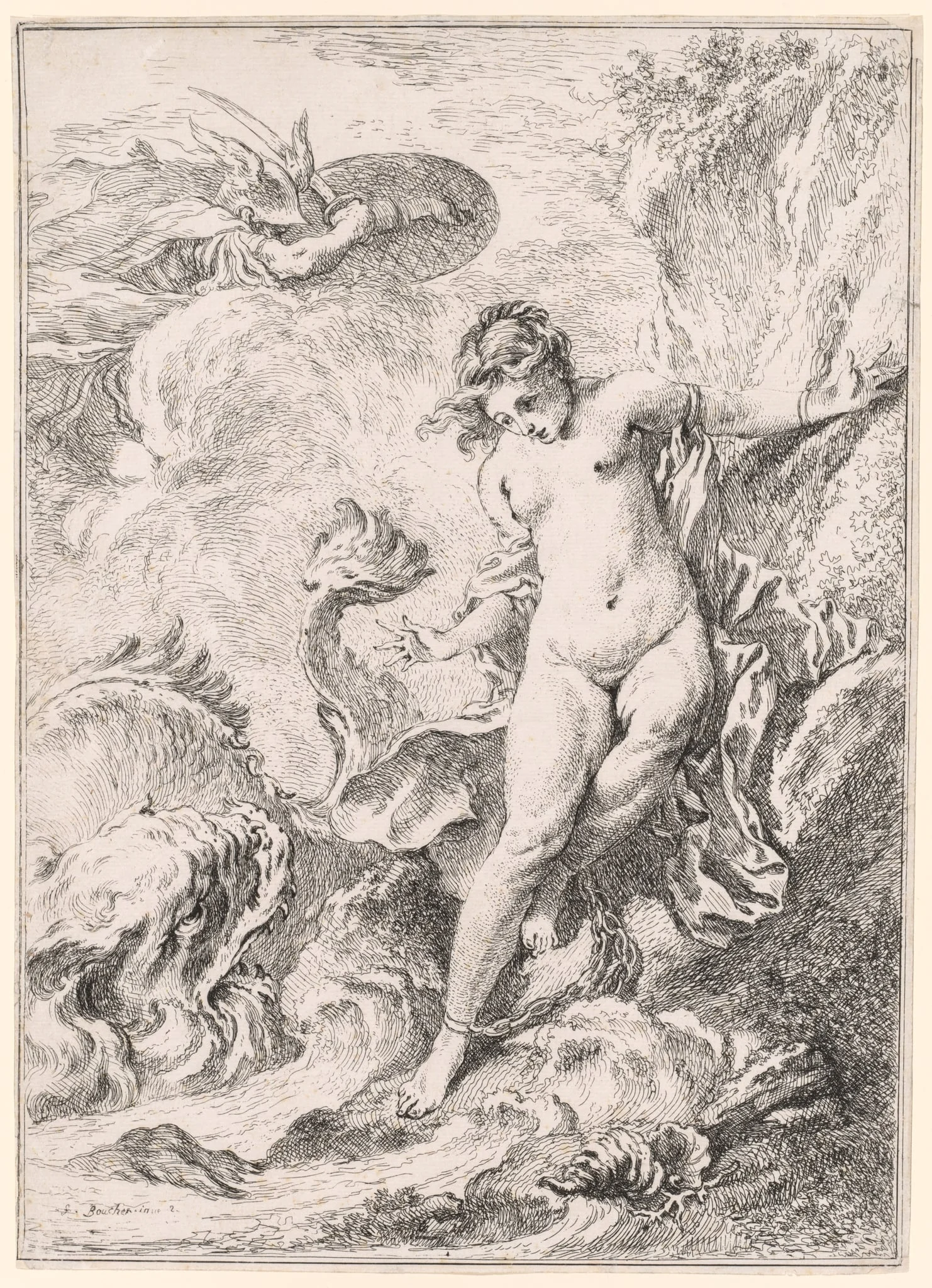 Andromeda (Andromède), detail