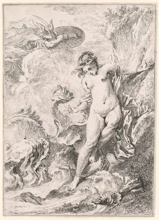 Andromeda (Andromède), by François Boucher, 1734