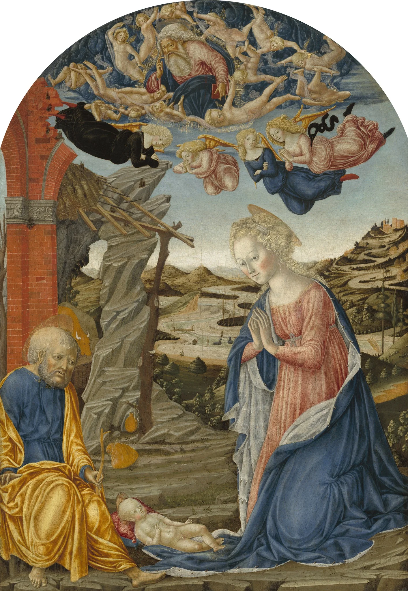 The Nativity, detail