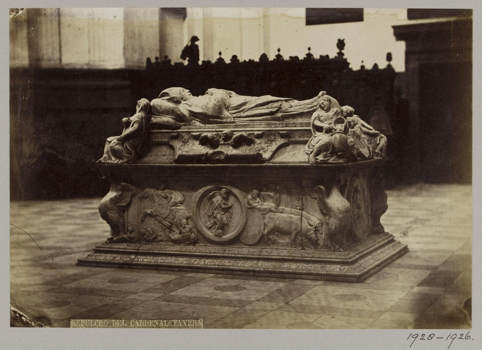 Tomb of Cardinal Tavera in the Hospital de Tavera in Toledo, detail